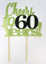 Lime Green Black All About Details Cheers to 60