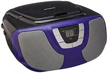Purple Sylvania Portable CD Player Boom Box with AM