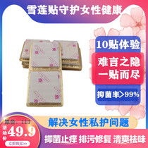 Snow lotus paste pure traditional Chinese medicine private parts antipruritic dampness cold recuperation and hygiene to pad off peculiar smell recovery female pad bacteriostasis