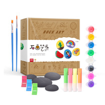 Childrens stone painting set painted toys baby diy creative handmade kindergarten graffiti painting acrylic paint