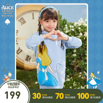(Alice) minipeace Taiping Bird childrens clothing childrens clothes girl hooded top long skirt tide