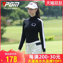 PGM golf women clothes autumn winter cold warm long sleeve sweater 2021 silk cardigan sweater clothing