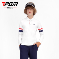 PGM childrens golf clothes long sleeve T-shirt boys autumn and winter teenagers golf clothing Sportswear childrens clothing