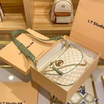 Hong Kong leather chest bag 2021 new fashion trend high-end chain fanny pack shoulder messenger bag womens summer