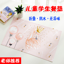 Primary School Student Dining Mat Table Cushion Cartoon Children Dining Mat Insulation Cloth Waterproof Oil Proof School Desk Cushion Table Cloth Heat Insulation Mat