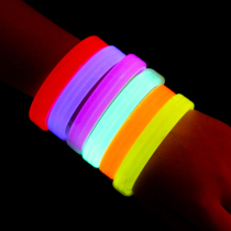 Fluorescent bracelet triple bracelet luminous bracelet wrist band night running star support event concert