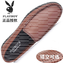 Floral Playboy set foot male shoes Round Head Comfort Bull Leather Shoes Men Genuine Leather Soft Leather Middle-aged Dad Soft-bottom Shoes
