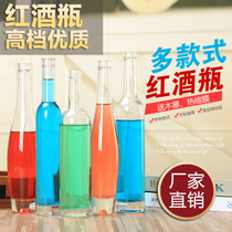 375ml ice wine bottle glass empty bottle wine bottle fruit bottle 500ml wine bottle one catty wine container