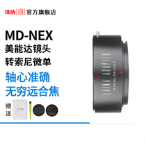 Lai na export version of Minolta MD MC to NEX a7 adapter ring E card port A9 FE A6300 Sony micro single
