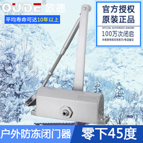 Antifreeze windproof large door closer minus temperature cold proof unit door residential floor door hydraulic buffer door closer