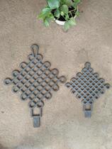 North and South Iron Gate Chinese knot cast iron flower with Chinese iron gate center flower courtyard door iron flower Chinese knot