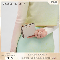 Charles & KEITH Wallet male CK6-10680907 Short Card Pack Chase Chamber Chances Chances
