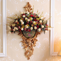European wall hanging flowerpot living room vintage vase wall decoration home wall decoration floral pendant