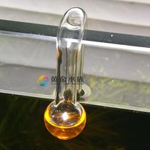 Gold aquarium wall-mounted aquatic grass carbon dioxide content CO2 long-term monitor monitoring fluid