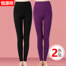 Hengyuanxiang autumn pants women spring and autumn cotton summer thin wear cotton wool pants warm pants slim bottoming thread pants