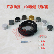 The Louver knob aluminum alloy high-grade knob hollow high partition accessories can be marked and customized factory direct sales