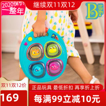 Billy B Toys music tablet children hand pat drum toy baby sound and light pat drum baby puzzle multi - function