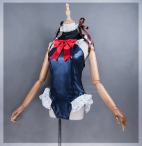 Deep sea home) Spot blue route Dead or alive Mary Rose swimsuit cos dead library water swimsuit cos clothing