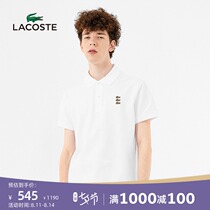 LACOSTE French crocodile mens Autumn fashion casual embroidered lapel short-sleeved POLO shirt mens) PH4858
