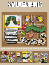 Kindergarten Environment Placement Materials Ring Creation Themed Story Exhibition Board Plotter wall Decorative Book Recommendation Wall Sticker