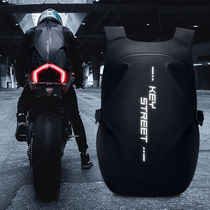 Riding backpack motorcycle supplies helmet schoolbag full helmet backpack motorcycle Knight bag large capacity waterproof bag man
