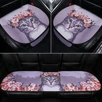 Car seat cushion summer cartoon Four Seasons universal seat cushion ladies breathable mesh three-piece honeycomb single piece