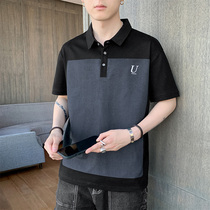 Summer t-shirt mens fashion brand trend mens clothing 2020 new cotton half-sleeve top youth clothes mens short-sleeved t-shirt