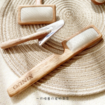 Shino pooch comb cat comb pet beauty needle comb open knot to waste mullah straight comb young dog cat teddy Bears