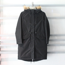 Anpedal woman mid-length down jacket with kneecap thickened warm down coat coat 16848972