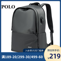 Polo backpack mens fashion trend new computer bag school bag Nylon large capacity leisure travel 14 inch backpack