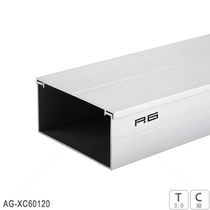 Special 60120 aluminum alloy trunking aluminum groove aluminum groove square trunking aluminum trunking Factory Direct