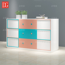 Cashier counter simple small INS Net red clothing store beauty salon milk tea shop bar reception