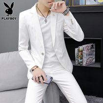 Playboy casual suit men Korean trend suit 2021 Spring and Autumn new small blazer jacket