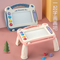 Childrens drawing board home small blackboard handwriting board drawing board drawing board baby erasable painting color board magnetic writing board