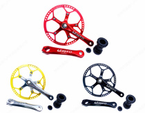 litepro412 folding car integrated road dental plate with central shaft 45 47t 412 light dental plate