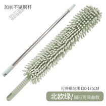 Wall cloth dust removal brush sweeping soft hair household cleaning dust cleaning room dust artifact spring gray artifact chicken feather brush dust brush