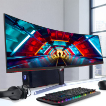 AOC 4K165Hz gaming monitor 34-inch curved fish screen 1ms curved screen CU34G3S with audio 21:9 Samsung screen HDR game 2K Stock 144