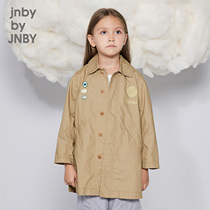 Jiangnan commoner childrens clothing spring and summer season casual playful fun Men and women childrens wind coat jacket 1I1222600