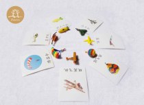 Montessori teaching aids flying tools simulation small model Montessori language teaching aids children baby puzzle early education
