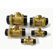 PE pipe Brass Check valve 4 6 minutes 1 inch horizontal check valve inner and outer wire water pipe check valve DN15 20 25