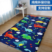 Pure cotton cartoon mattress cover single custom cotton childrens students single quilt cover 120*150 kindergarten mat cover