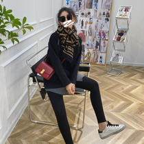 (LeoMami) Pregnant women's vests women's mid-winter long velvet can breast-feeding loose foreign style jacket to cover their stomachs
