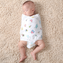 Summer ultrathin anti-throng bag towels newborn baby bag hand style simple swaddle baby pure cotton cloth sleeping bag half body