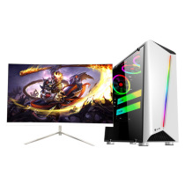 Water-cooled chicken game type desktop diy desktop assembly machine computer host e-sports live high-end machine 32 inches