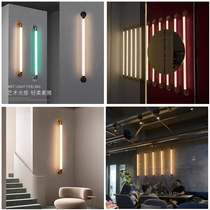 led360 degree luminous long strip light tube seven color t8 strip creative wall lamp Wall Wall sign decorative tube