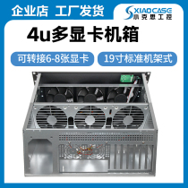 4U multi-graphics card chassis Ethereum ETH ZEC case 6 Graphics Card 8 graphics card multi-GPU case 6 violent fans
