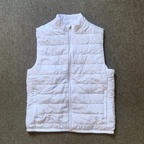 American golf mens vest 2021 new spring and winter white stand collar sports sleeveless jacket