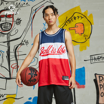 Quasi sports T-shirt men and women running loose breathable casual basketball vest sleeveless jacket T-shirt T-shirt