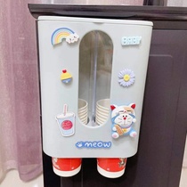 Disposable water cup holder automatic Cup extractor water dispenser paper cup holder wall holder household drop-Free Cup