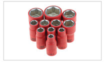 Steel shield 3 8 inch insulation metric hexagonal sleeve head S155001 withstand voltage 1000V 8MM insulation sleeve